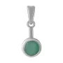 Срібна підвіска SilverBreeze зі смарагдом 0.783ct (2058281)