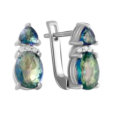 Срібні сережки SilverBreeze 2.294ct (2058441)
