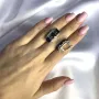 Срібні сережки з натуральним сапфіром 9.537ct (2059486)
