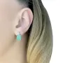 Срібні сережки SilverBreeze з натуральним смарагдом 4.707ct (2062059)
