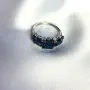 Серебряное кольцо SilverBreeze с натуральным топазом Лондон Блю 3.35ct (2062462) 18 размер