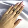 Серебряные серьги SilverBreeze с натуральным топазом Лондон Блю 2.137ct (2062554)