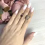 Серебряные серьги SilverBreeze с натуральным гранатом 3.274ct (2062738)