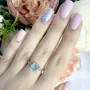 Серебряное кольцо SilverBreeze с натуральным топазом 2.82ct (1077948) 18 размер
