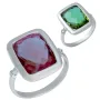 Серебряное кольцо SilverBreeze с Султанит султанитом 6.05ct (1948491) 18 размер