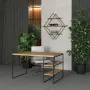 Письмовий стіл GoodsMetall з поличками 1200х600х750 ПС71