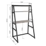 Стол письменный GoodsMetall из металла в стиле Лофт 1500х900х600 СП136