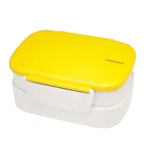 Ланч-бокс 2в1 с разделителем Takenaka Bento Box Double 1,3 л Желтый Ланч-бокс 2в1 с разделителем Takenaka Bento Box Double 1,3 л Желтый