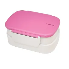 Ланч-бокс 2в1 с разделителем Takenaka Bento Box Double 1,3 л Розовый Ланч-бокс 2в1 с разделителем Takenaka Bento Box Double 1,3 л Розовый