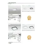 Точковий світильник AZzardo SLIM 9 SQUARE IP44 3000K AZ2830