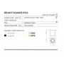 Точковий світильник AZzardo BRANT SQUARE IP44 AZ2878
