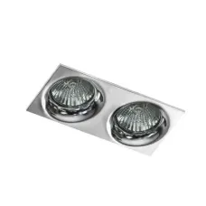Точечный светильник AZzardo IVO SQUARE 2 GM22002S-CH Точечный светильник AZzardo IVO SQUARE 2 GM22002S-CH
