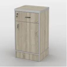 Тумба офісна Тиса Мебель ТМ-109 1 Сонома 76x35x40 см