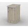 Тумба офісна Тиса Мебель ТМ-109 2 Сонома 76x60x40 см