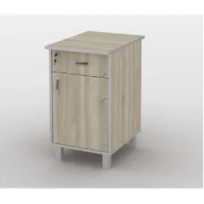 Тумба офісна Тиса Мебель ТМ-110 2 Сонома 75x60x40 см