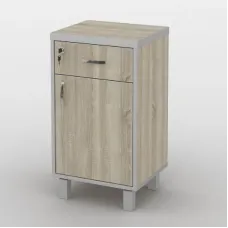 Тумба офісна Тиса Мебель ТМ-111 1 Сонома 76x35x40 см