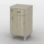 Тумба офісна Тиса Мебель ТМ-111 1 Сонома 76x35x40 см