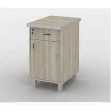 Тумба офісна Тиса Мебель ТМ-111 2 Сонома 76x60x40 см