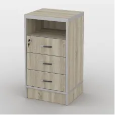 Тумба офісна Тиса Мебель ТМ-113 1 Сонома 76x35x40 см