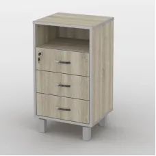 Тумба офісна Тиса Мебель ТМ-114 1 Сонома 75x35x40 см