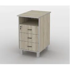 Тумба офісна Тиса Мебель ТМ-114 2 Сонома 75x60x40 см