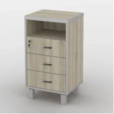 Тумба офісна Тиса Мебель ТМ-115 1 Сонома 76x35x40 см