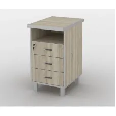 Тумба офісна Тиса Мебель ТМ-115 2 Сонома 76x60x40 см