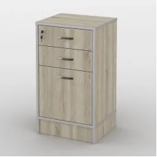 Тумба офісна Тиса Мебель ТМ-116 1 Сонома 75x35x40 см