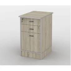 Тумба офісна Тиса Мебель ТМ-116 2 Сонома 75x60x40 см