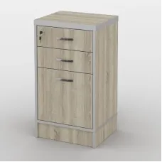Тумба офісна Тиса Мебель ТМ-117 1 Сонома 76x35x40 см
