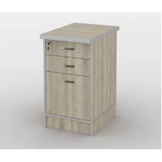 Тумба офісна Тиса Мебель ТМ-117 2 Сонома 76x60x40 см