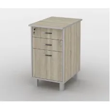 Тумба офісна Тиса Мебель ТМ-118 2 Сонома 75x60x40 см