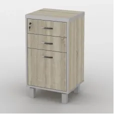 Тумба офісна Тиса Мебель ТМ-119 1 Сонома 76x35x40 см