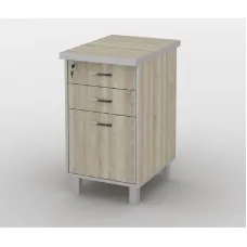 Тумба офісна Тиса Мебель ТМ-119 2 Сонома 76x60x40 см