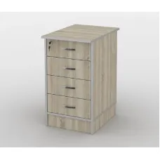 Тумба офісна Тиса Мебель ТМ-120 2 Сонома 75x60x40 см