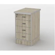 Тумба офісна Тиса Мебель ТМ-121 2 Сонома 76x60x40 см