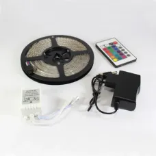 Лента светодиодная RGB 3528 5 метров - полный комплект (RGB44718)