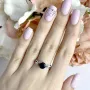 Срібна каблучка SilverBreeze з натуральним сапфіром 1.963ct (1961704) 17