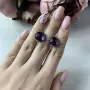 Серебряные серьги SilverBreeze с александритом 16.25ct (1964194)