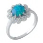 Серебряное кольцо SilverBreeze с опалом 0.925ct (1970454) 18.5 размер