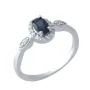 Серебряное кольцо SilverBreeze с натуральным сапфиром 0.858ct (1971215) 17.5 размер