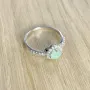 Серебряное кольцо SilverBreeze с натуральным изумрудом 0.467ct (1988534) 17 размер