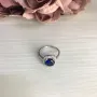 Серебряное кольцо SilverBreeze с сапфиром nano 1.733ct (2006923) 17 размер