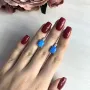 Серебряные серьги SilverBreeze с опалом 2.07ct (2024279)