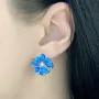 Серебряные серьги SilverBreeze с опалом 3.527ct (2028772)