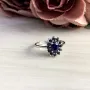 Серебряное кольцо SilverBreeze с натуральным сапфиром 1.599ct (2042198) 17 размер