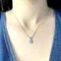 Серебряная подвеска SilverBreeze с изумрудом 0.686ct (2042327)