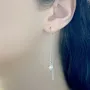 Серебряные серьги SilverBreeze с фианитами (2046745)