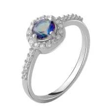 Серебряное кольцо SilverBreeze с натуральным мистик топазом 0.775ct (2049104) 17