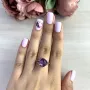 Серебряное кольцо SilverBreeze с олександритом 5.98ct (2050148) 18 размер